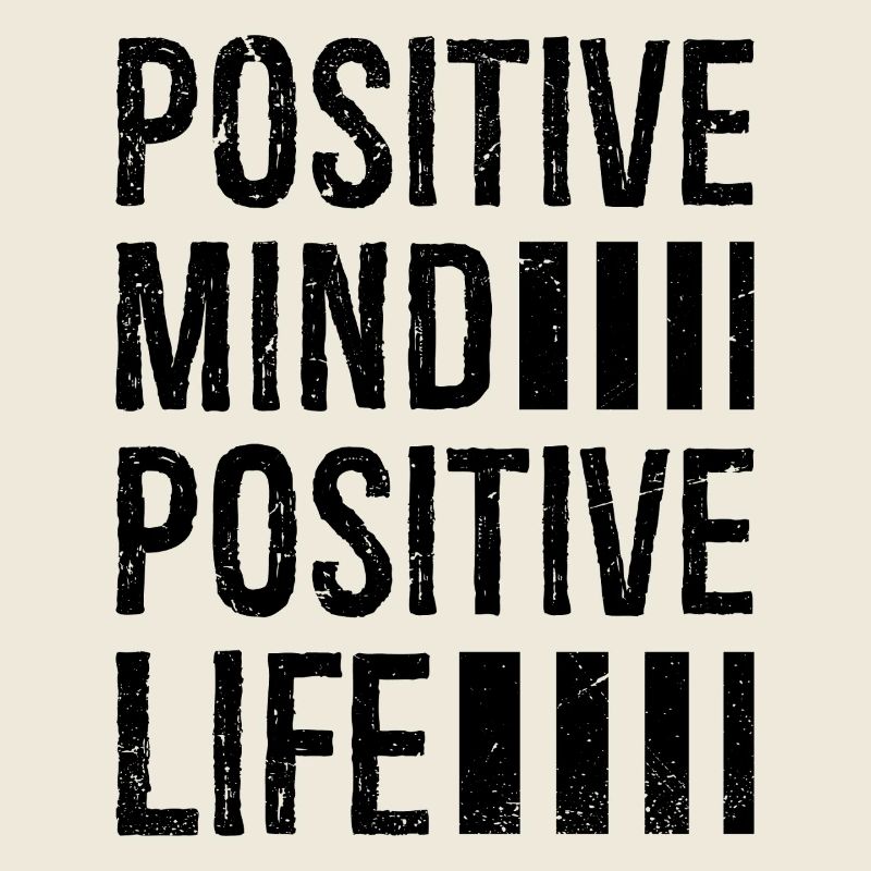 Positiver Geist positives Leben