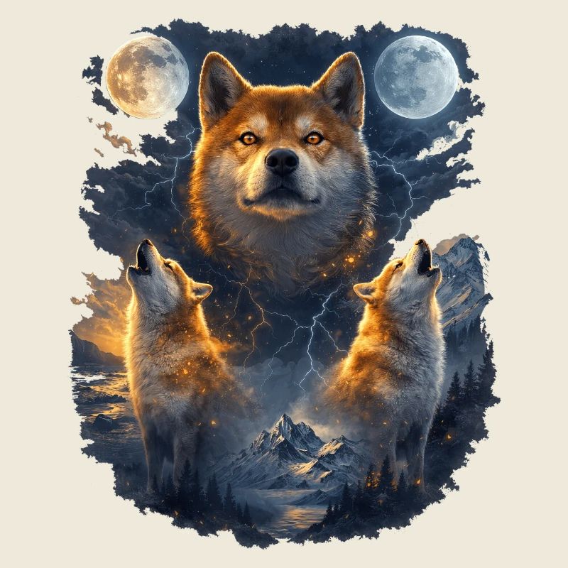 Shiba Inu Two Moons