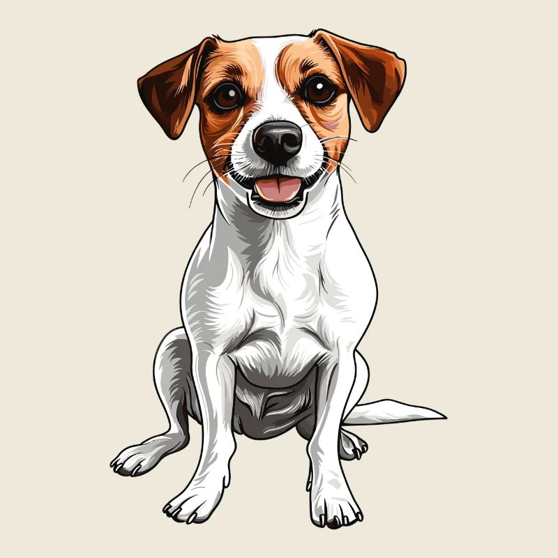 Fröhlicher Jack Russel