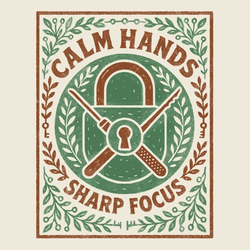 Mains stables : Concentration | Locksport Motivation