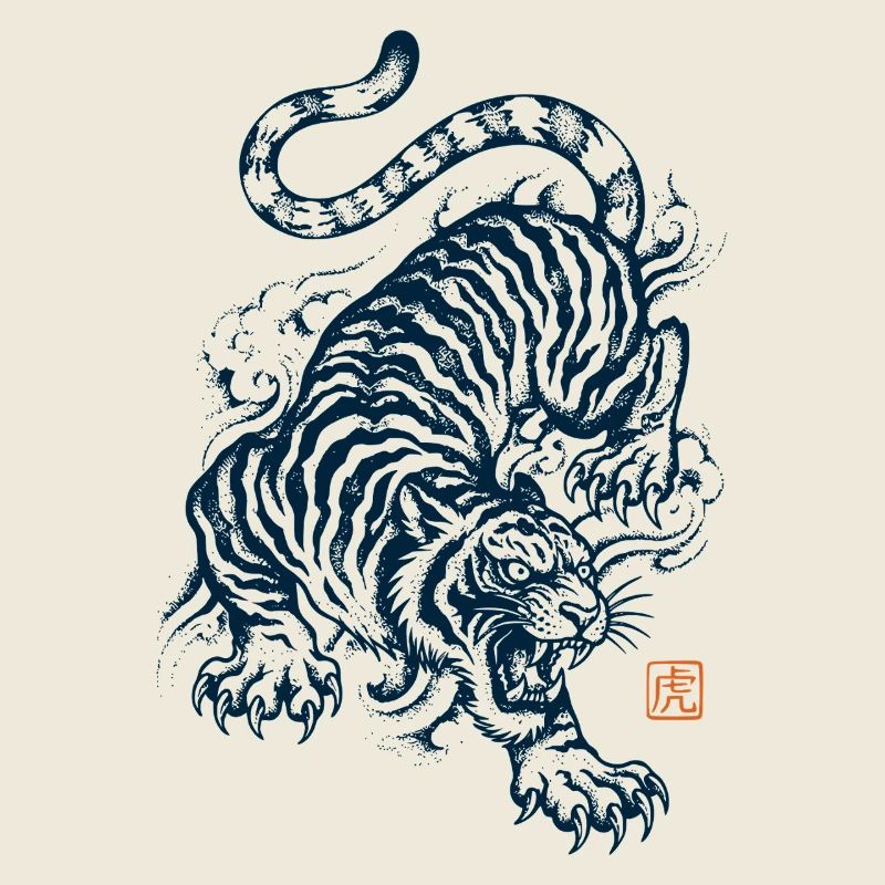 Tiger, Japanische Ästhetik