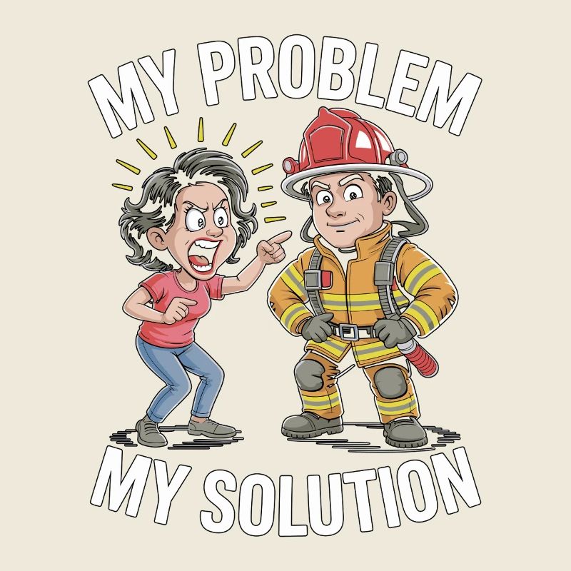 Fire Engineer My Problem My Pictogram Dad Mom