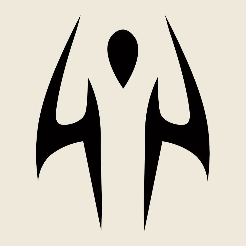 Cursed Demon Symbol Sukuna Dark Aesthetic
