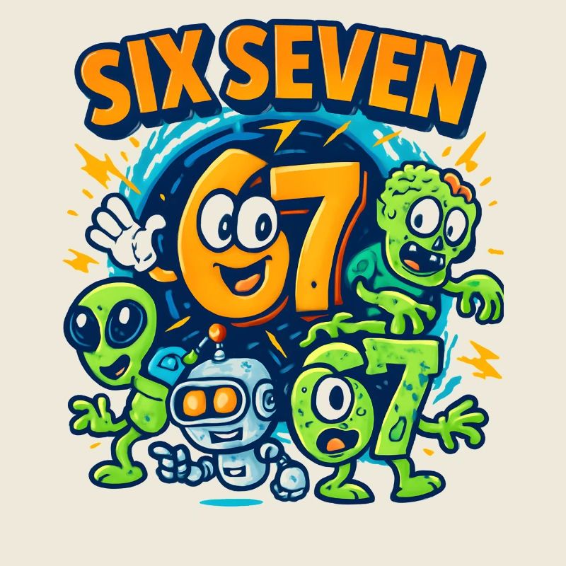 Six Seven 67 Italian Brainrot Nerd Humor Funny