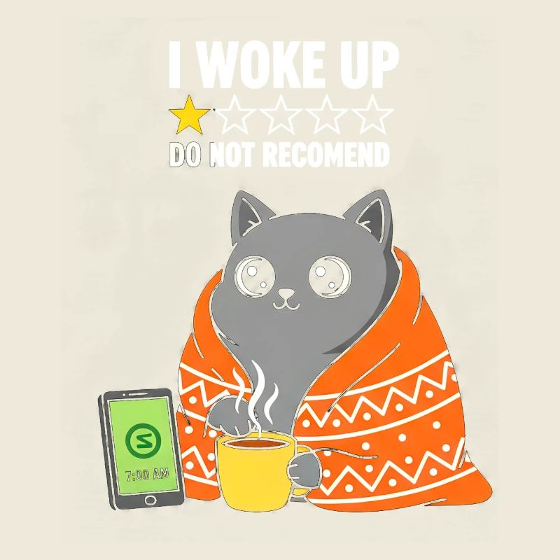Café pour chat en pelage orange