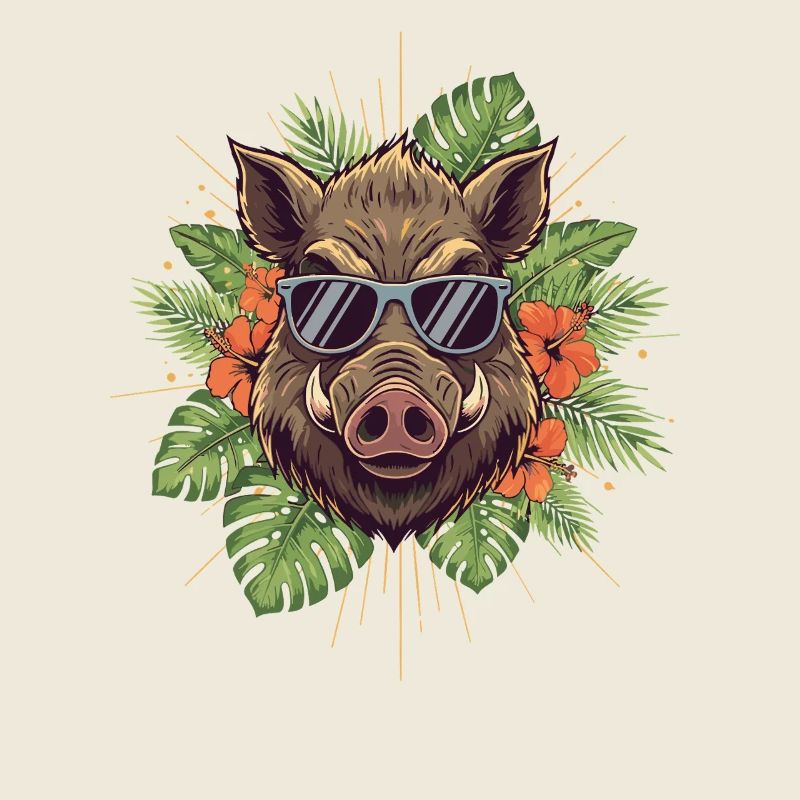 Lunettes de soleil Warthog Style Tropical
