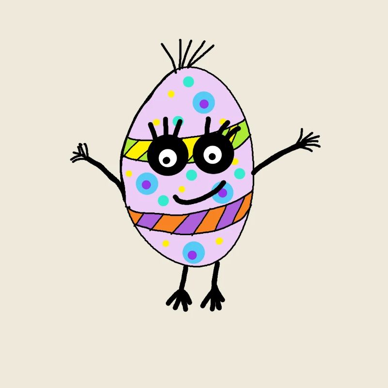 Egg Emotions Happy Easter Kids