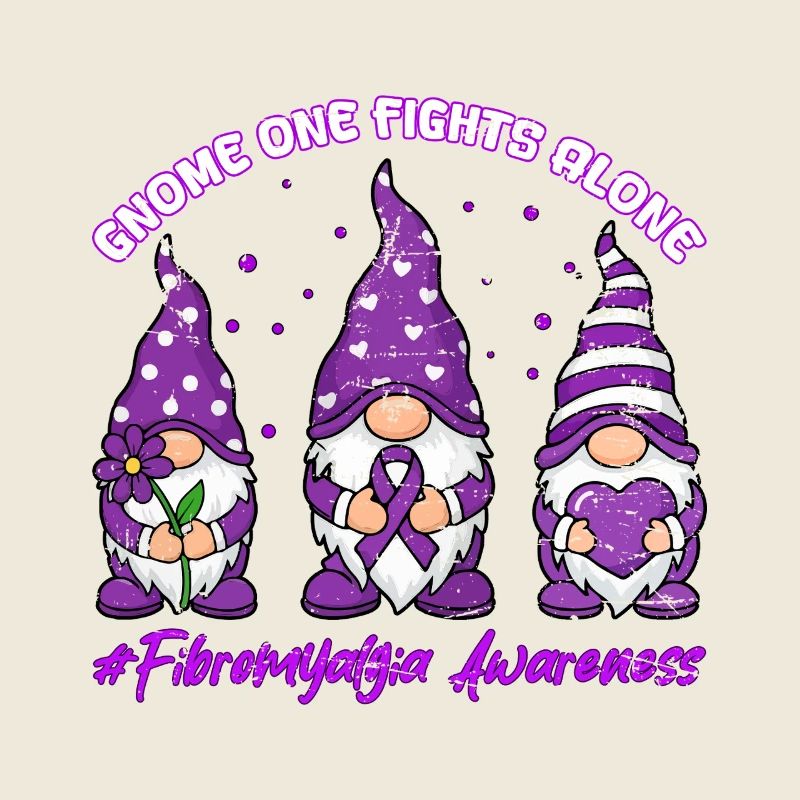 Fibromyalgie-Bewusstseins-Gnom-Fibro-Band
