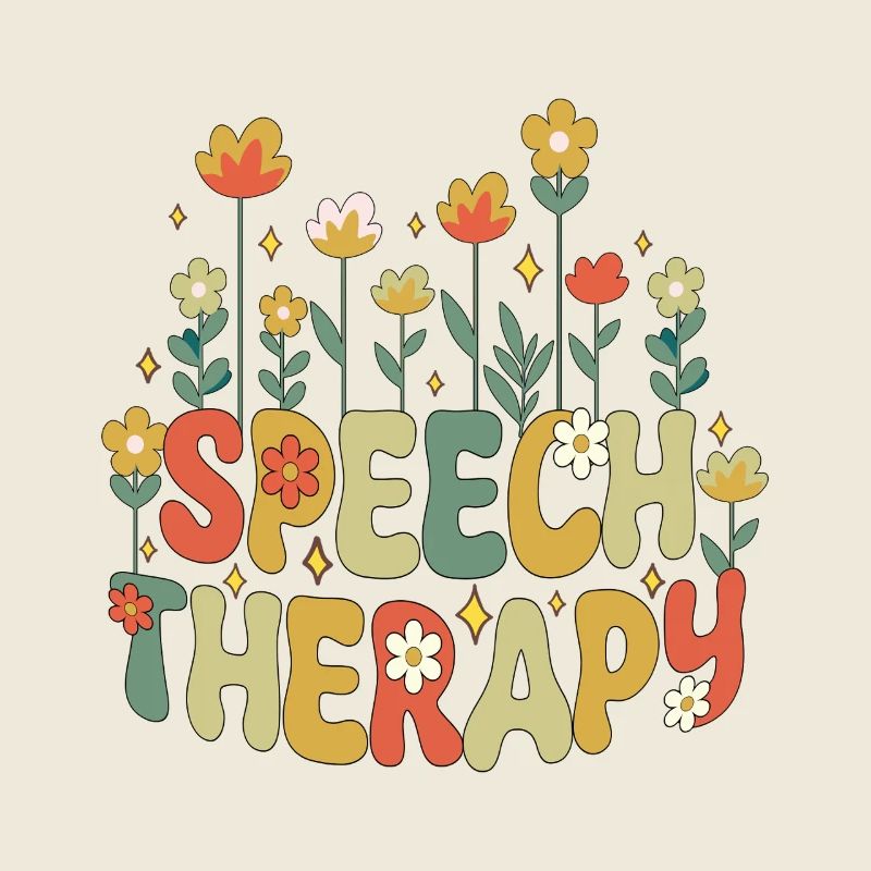Speech Therapy SLP Therapist Retro Vintage