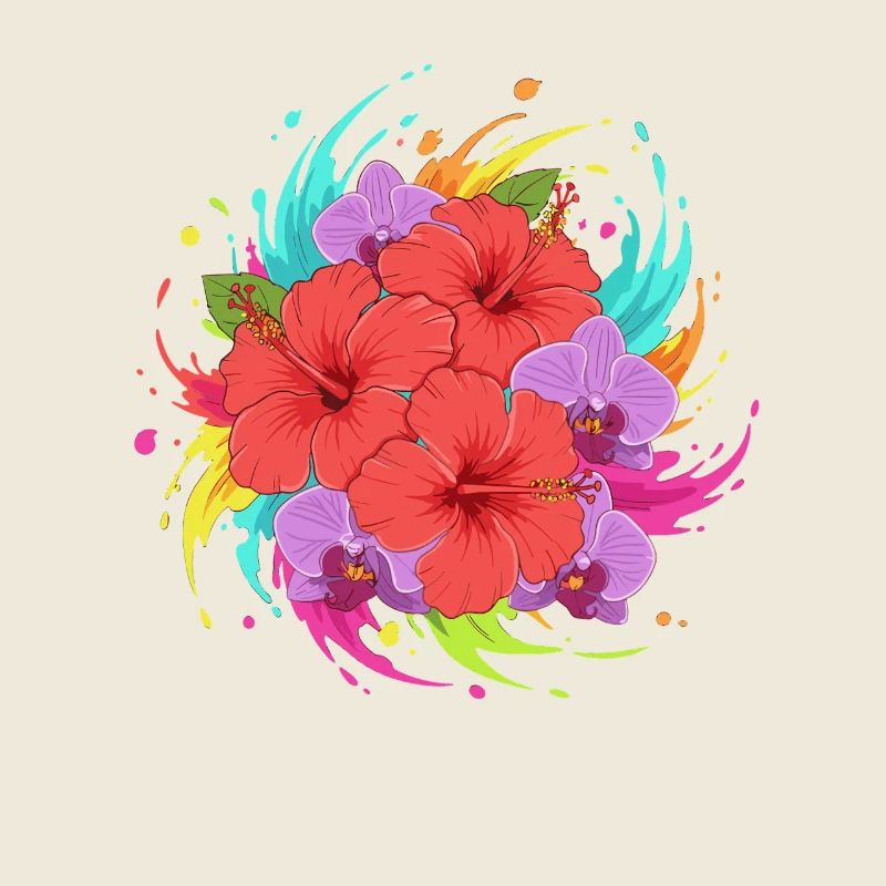 Hibiscus color explosion