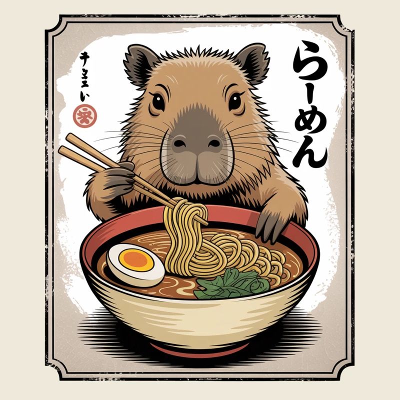 Capybara Ramen Bowl