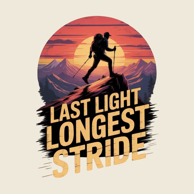 Last Light Longest Stride Hiking Sunset