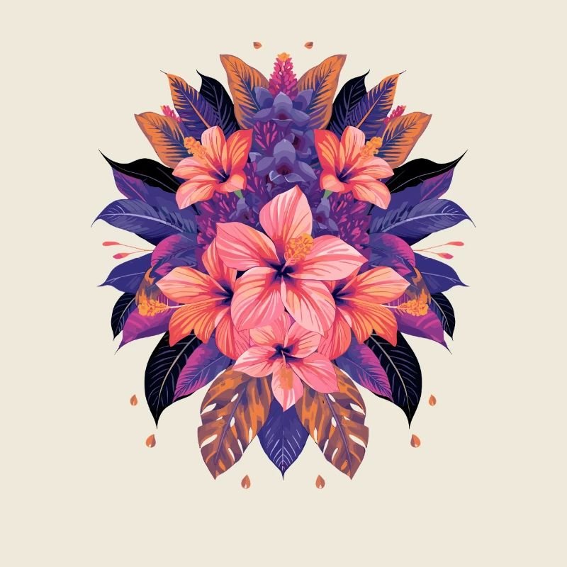 Fleurs tropicales