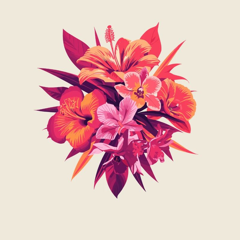 Fleurs tropicales