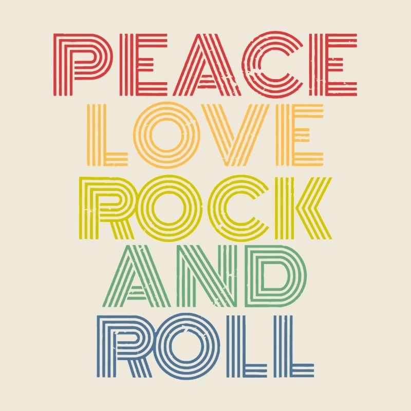 Frieden, Liebe, Rock'n'Roll, Regenbogenlinien,