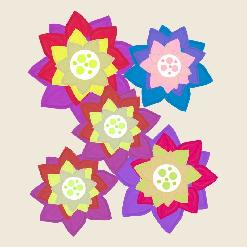 Mandala des Fleurs Fleurs en Fleurs