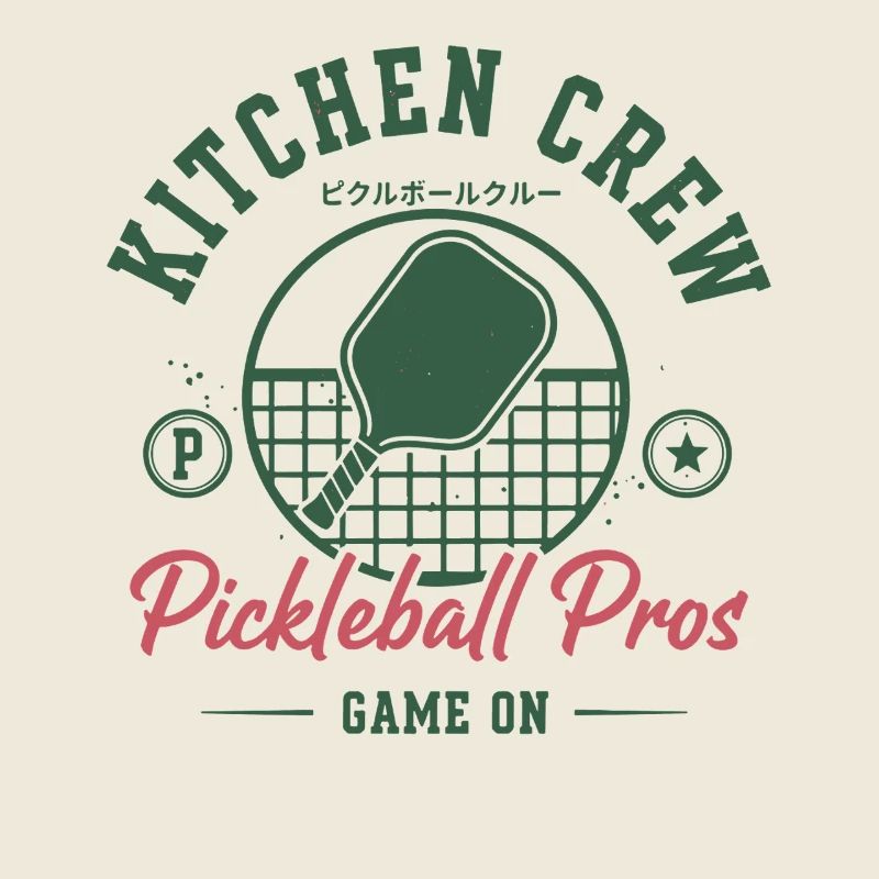 Pickleball Kitchen Crew Pros Game On Funny Player