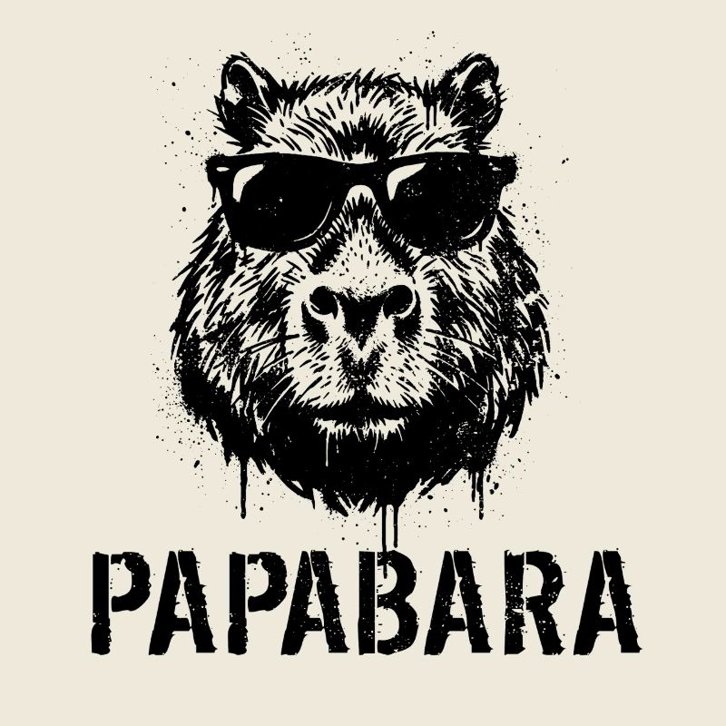 Papabara - Capybara Vatertag