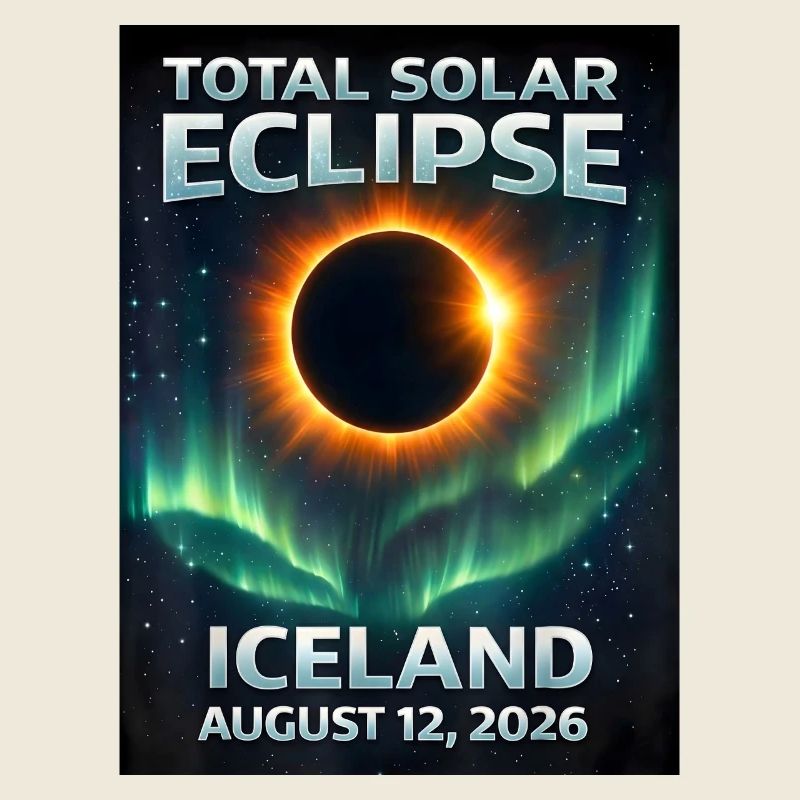 Éclipse solaire totale en Islande 2026