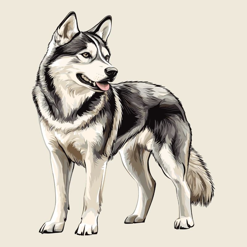 Husky Porträt