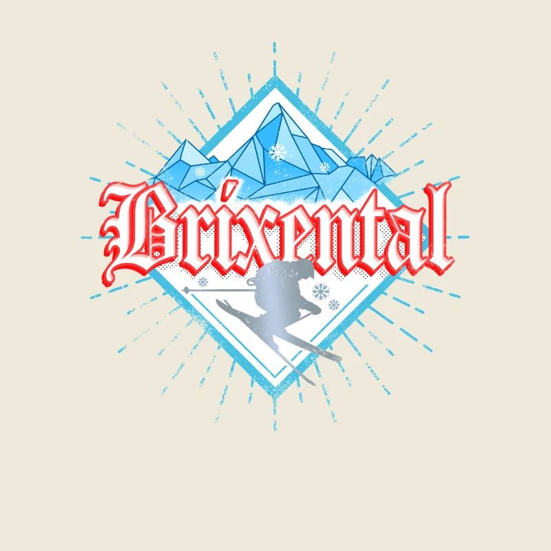 Brixental Tyrol Austria Skier Souvenir