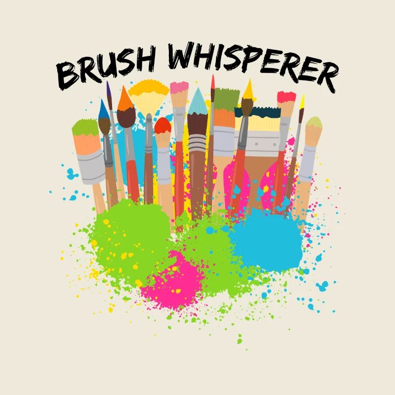 Cool Artist Brush Whisperer Painter Gift Idea