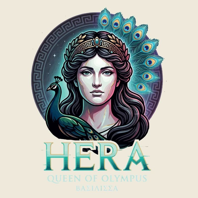Héra paon coloré