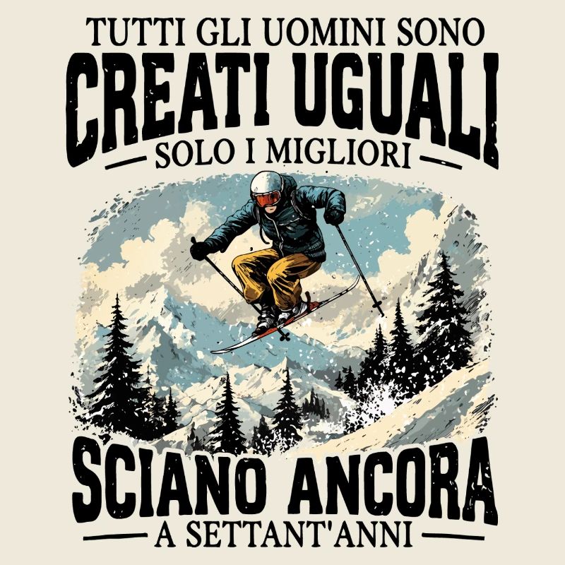 JGA Abfahrt – Skifahrer Bachelor Party Design