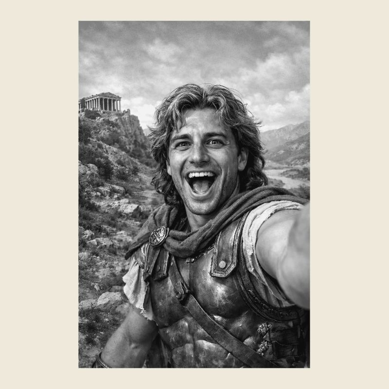 Alexander the Great Porträt Selfie