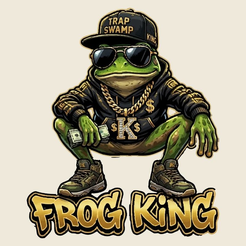 Froschkönig Gangster-Stadtkleidung
