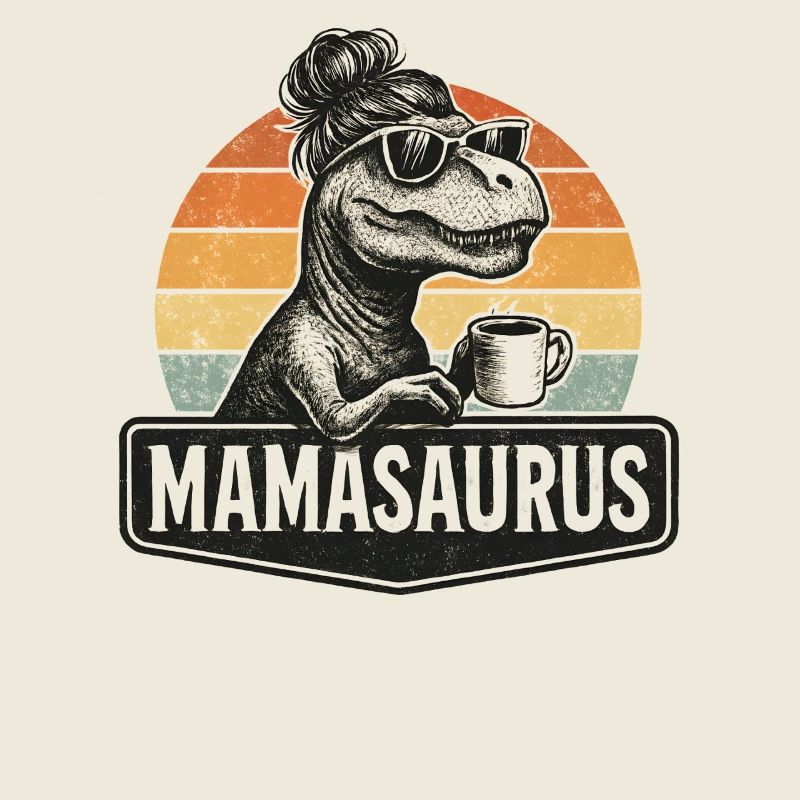 Mamasaurus Mama Mutter Geschenkidee Humor Lustig
