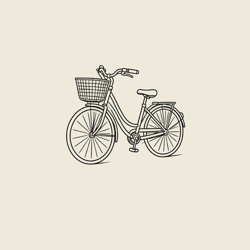 Vélo classique de vélo urbain