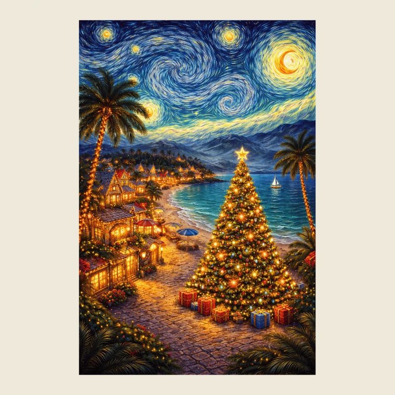 Weihnachten im Sommer Starry Night 