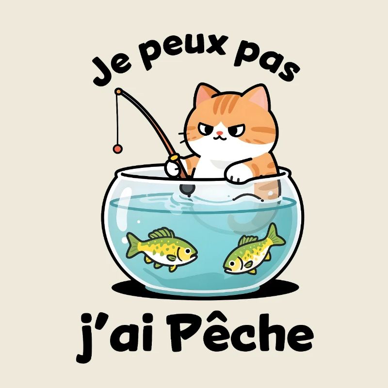 Chat pêcheur dans l'aquarium