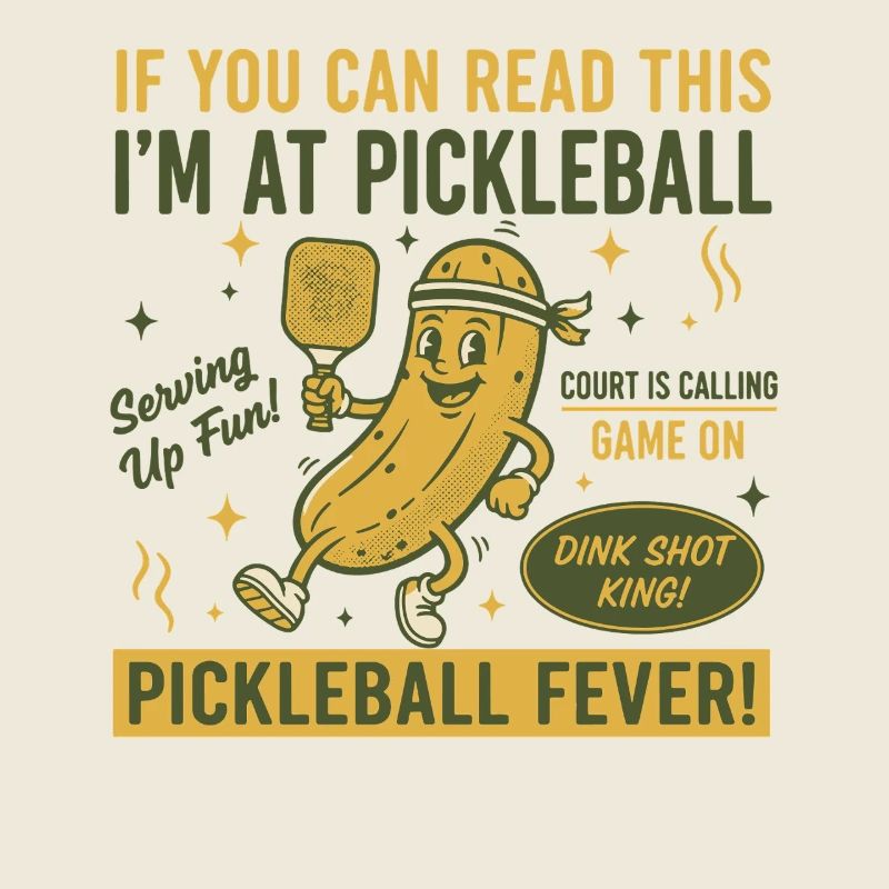 Pickleball Funny Player Love Pickle Ball