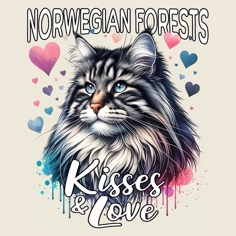 Norwegische Waldkatze Liebe