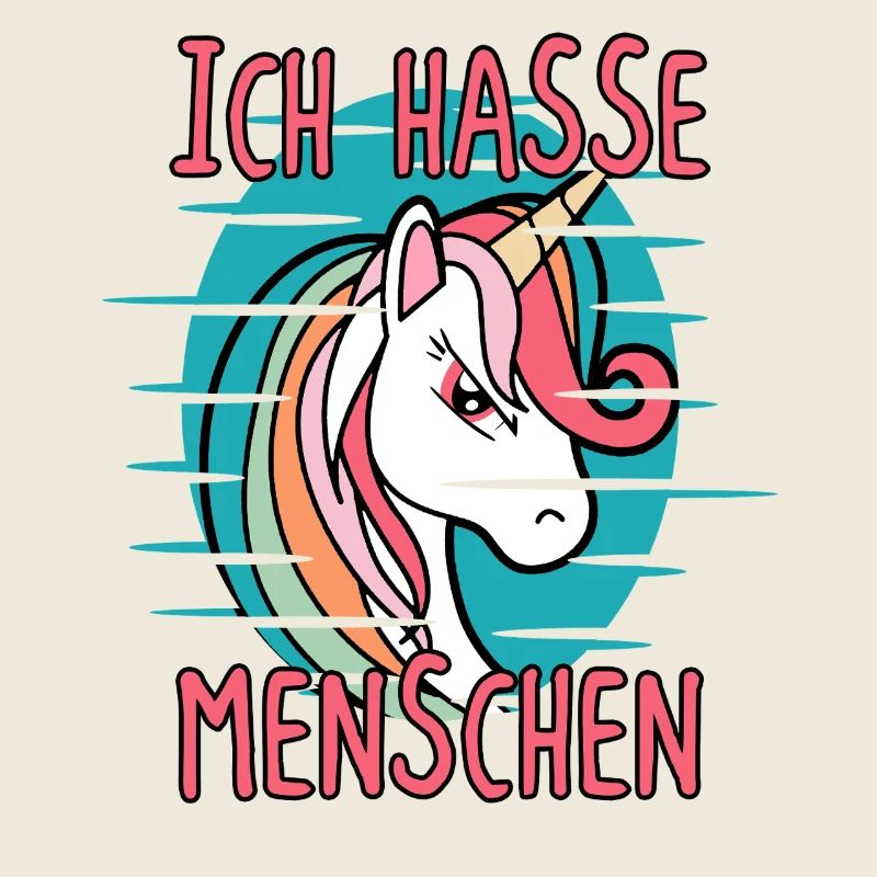 Ich Hasse Menschen Einhorn Sarkasmus