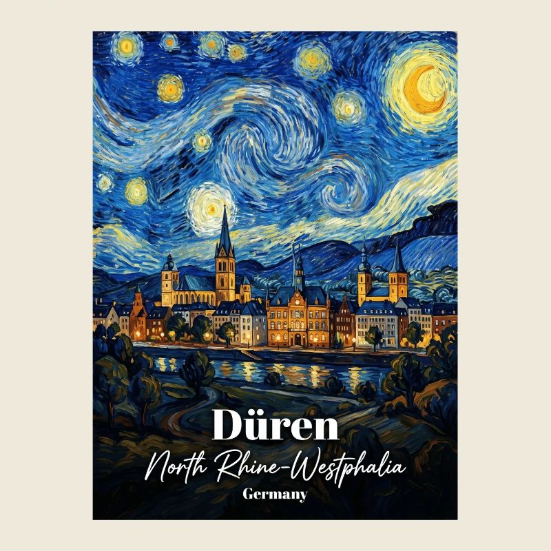 Düren Germany Sternennacht 