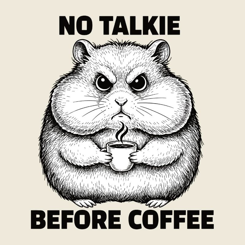 Pas de conversation devant un hamster amateur de café
