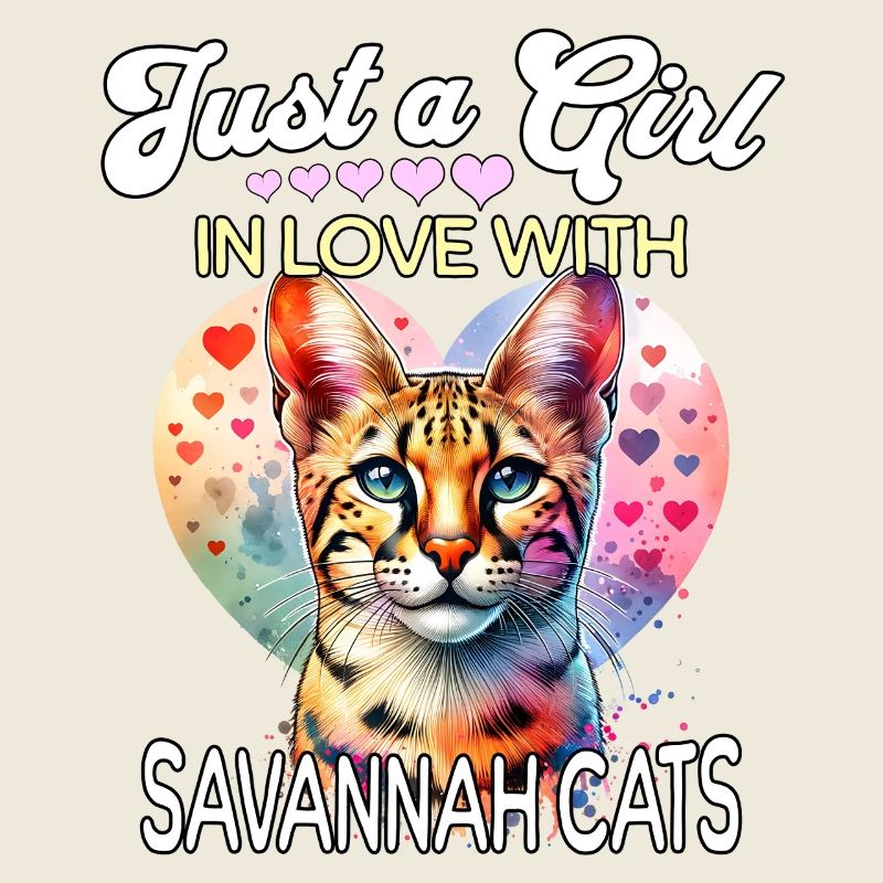 Savannah Katze Mädchen