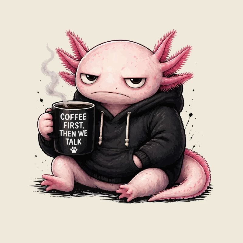 Kaffee Drache Hoodie