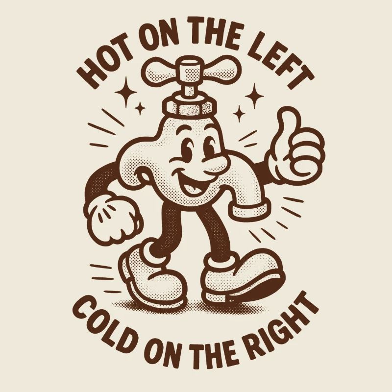 Hot left cold right | Plumber Humor
