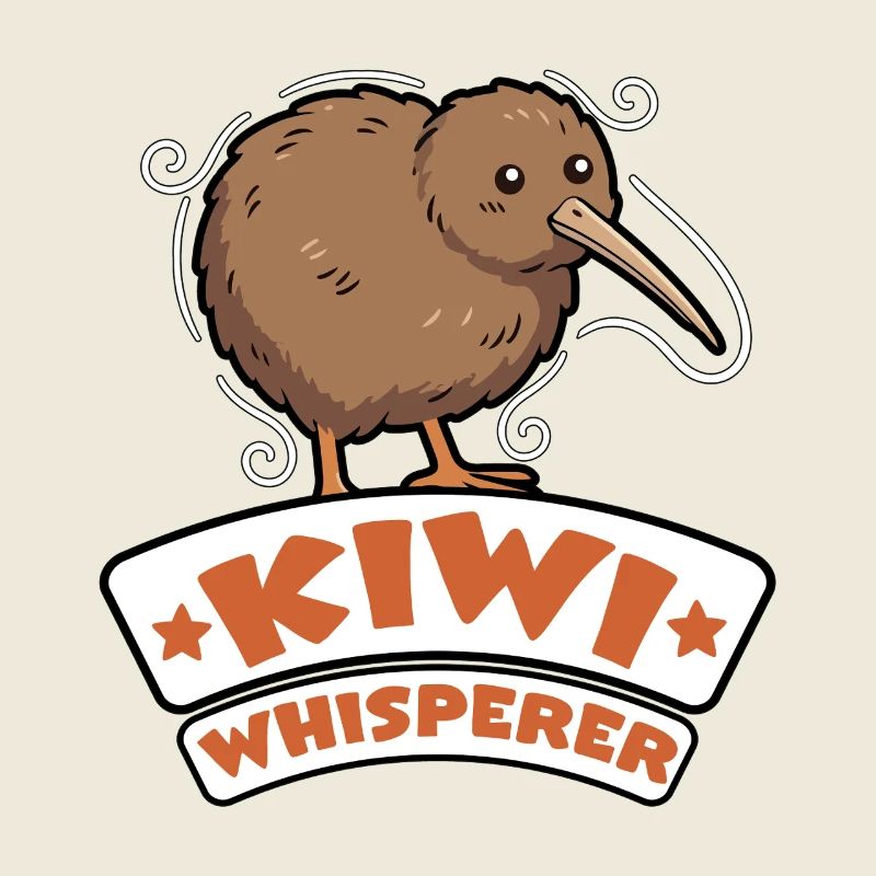 Kiwi Whisperer Neuseeländer Kiwi-Vogel