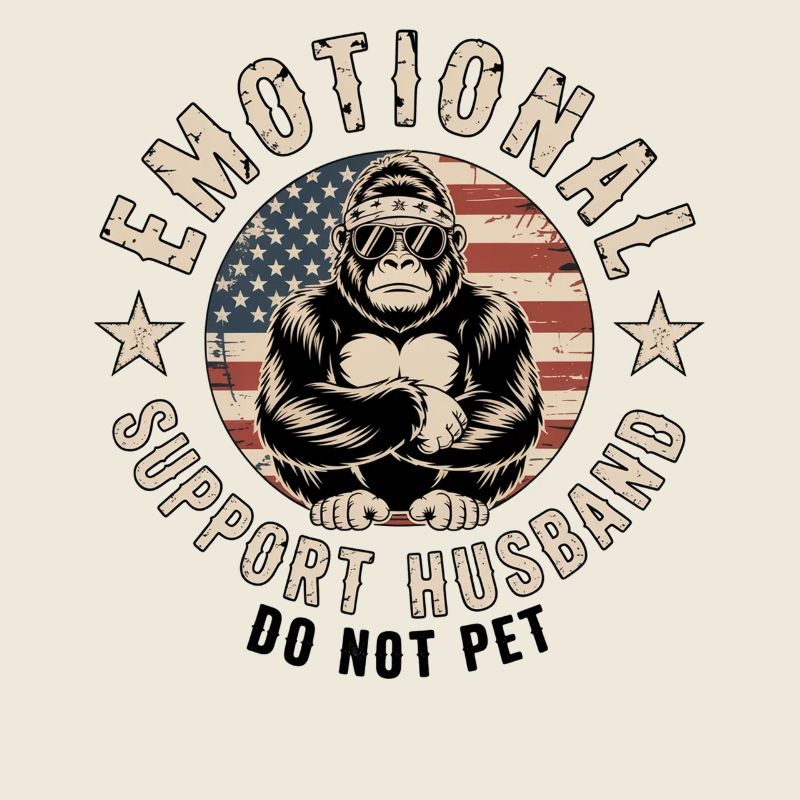 Emotional Support Husband Monkey