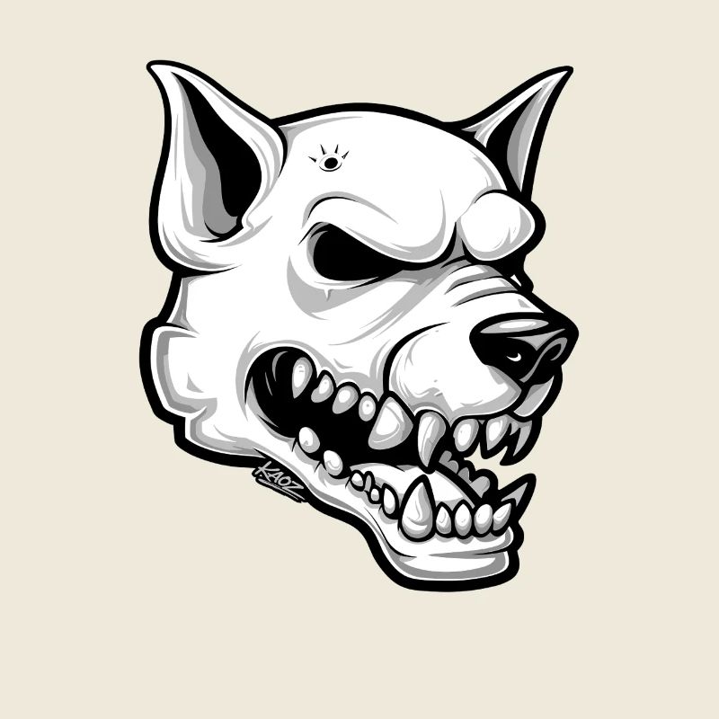 Night fangs Skullhound Dog