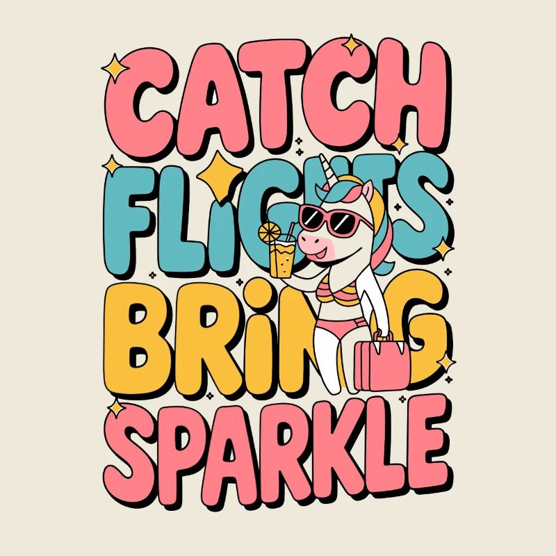  Catch Flights Bring Sparkle Einhorn Urlaub Sommer