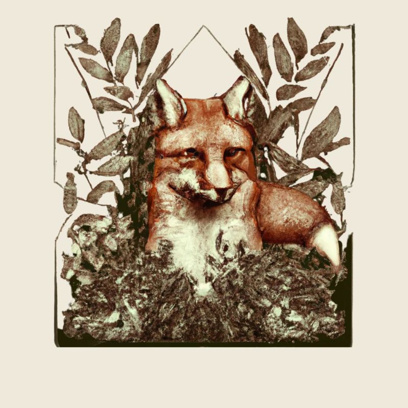 Cottagecore Fox Vintage