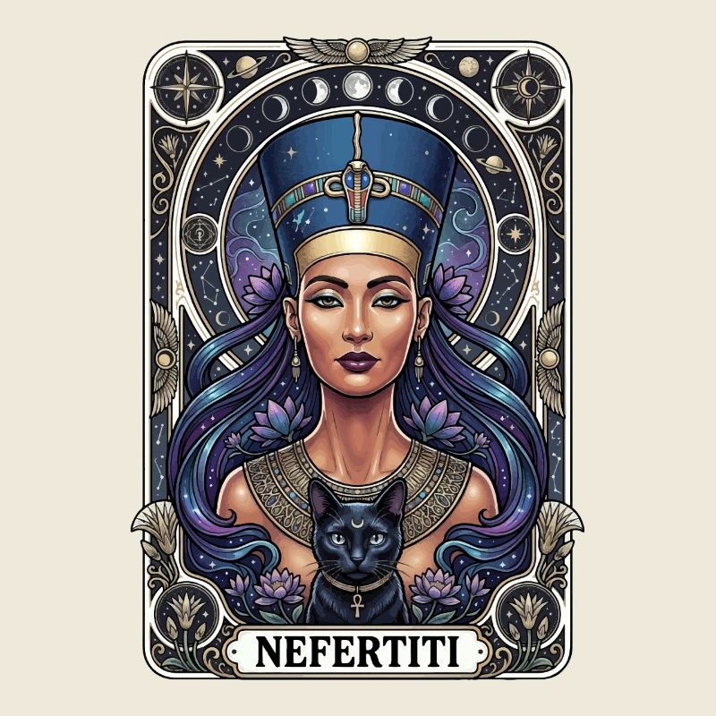 La carte de tarot de Néfertiti