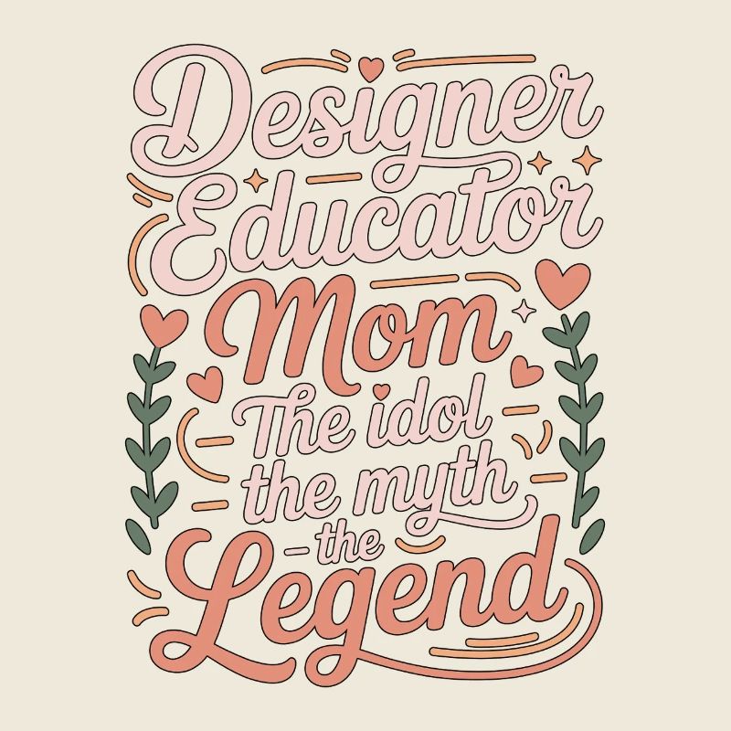 Designer Educator Mom The Idol The Visual Designer