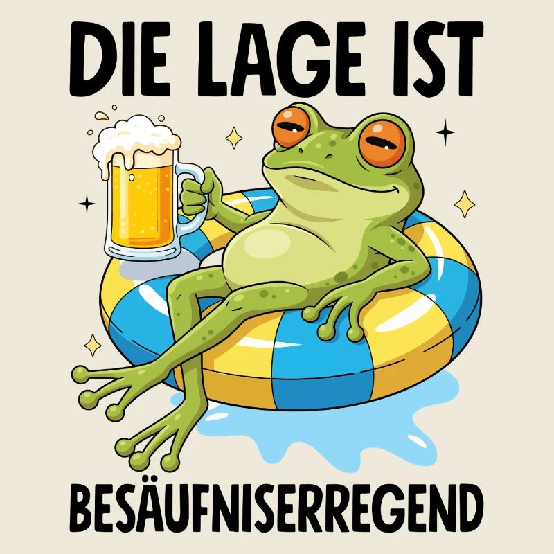 Die Lage Ist Besäufniserregend Frosch